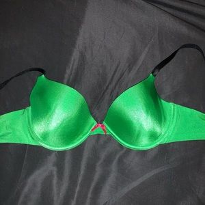 Green Push-up Bra 36C